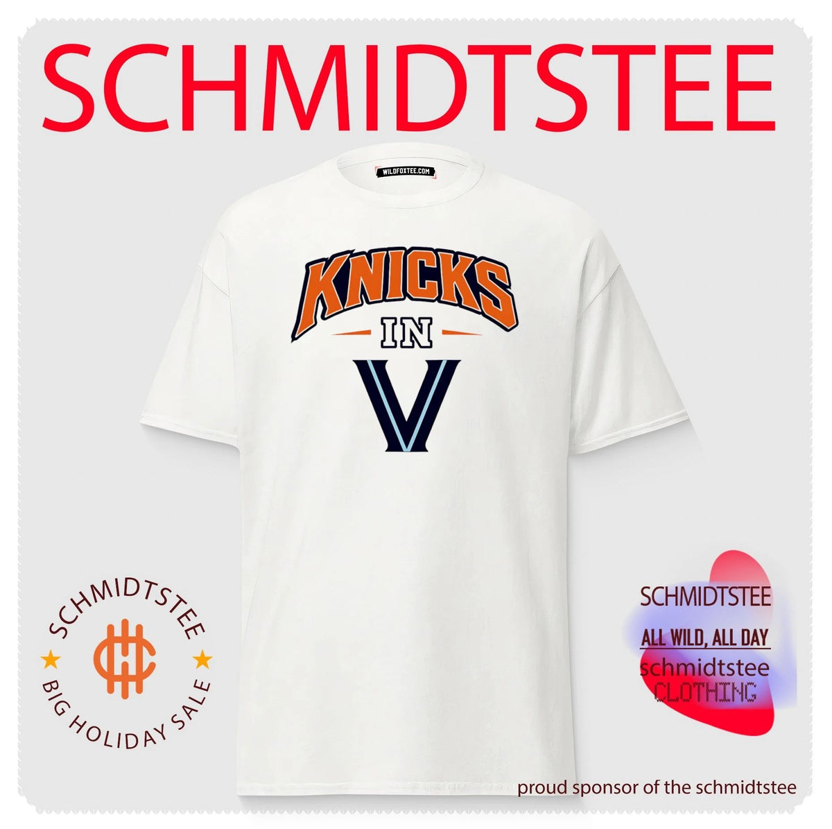 Knicks in 5 V Logo Champions shirt