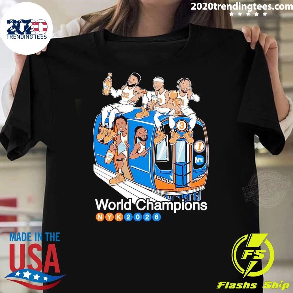 NY World Champions NYK 2026 Tee Shirt