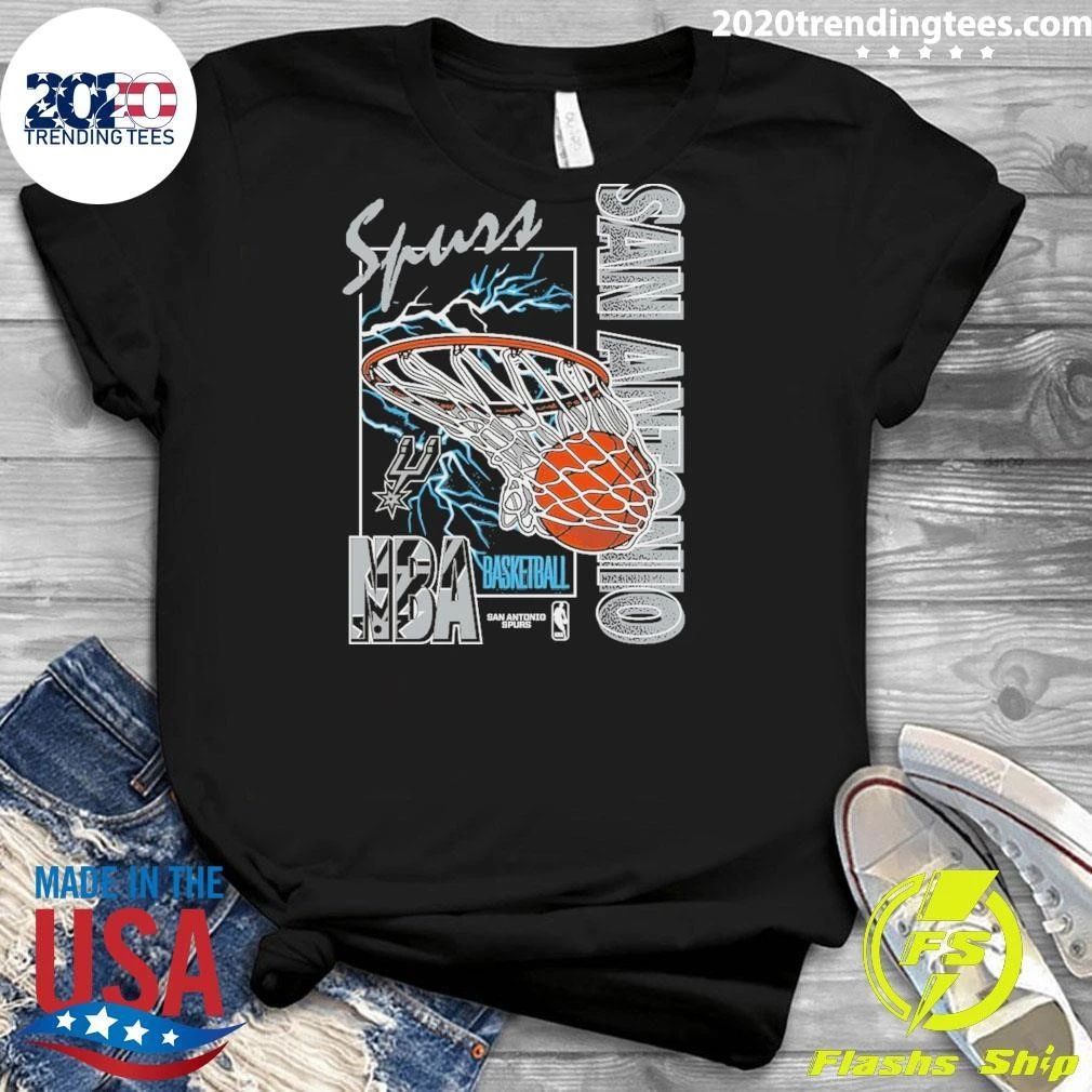 Western Conference Champs San Antonio Spurs Mitchell & Ness Lightning Swish Shirt