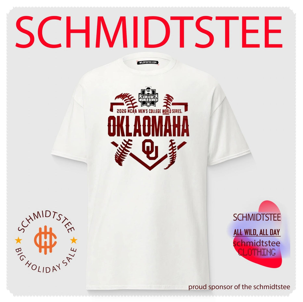 Oklahoma Sooners Baseball 2026 NCAA Baseball Men’s College World Series OMAHA shirt