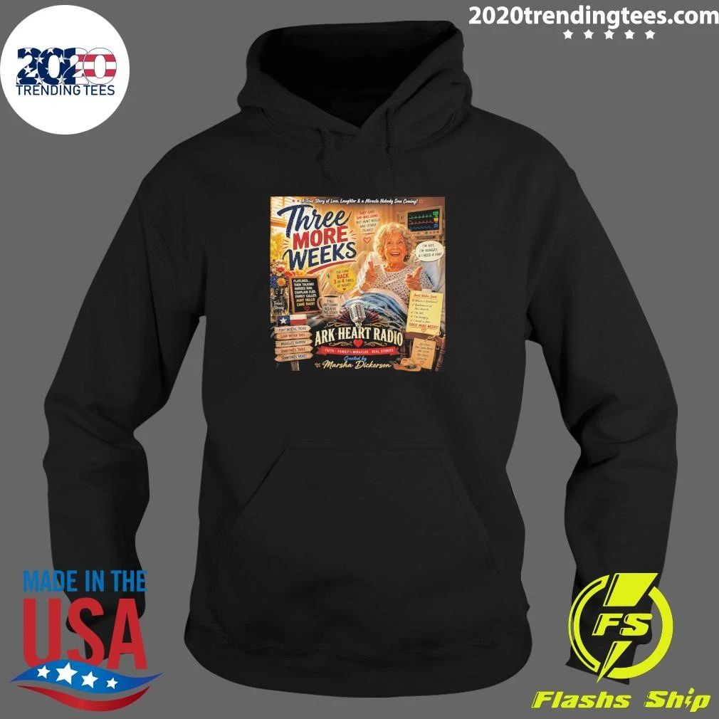 Three More Weeks Ark Heart Radio Women’s Cut Shirt