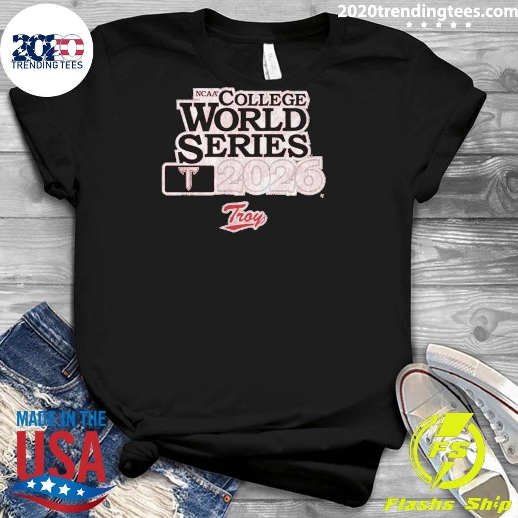Troy Baseball 2026 College World Series Shirt
