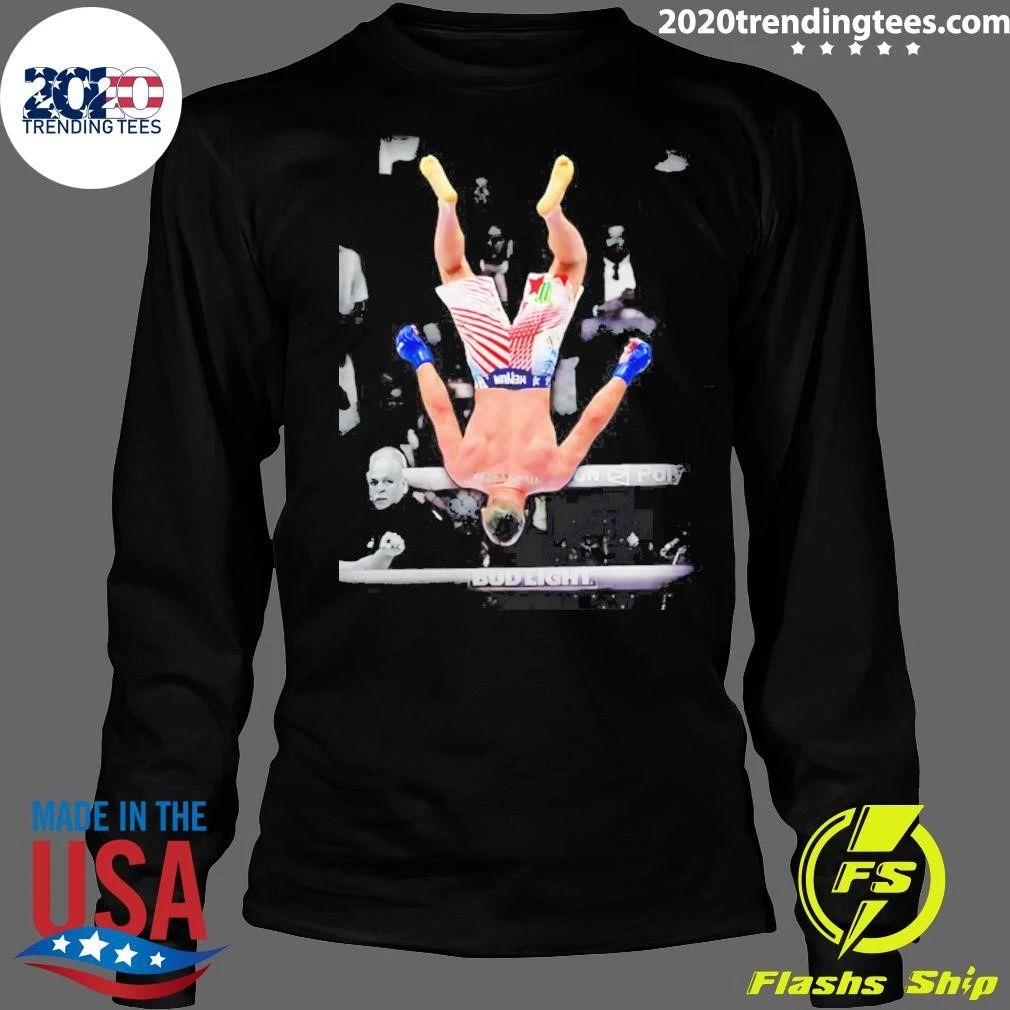Justin Gaethje Air Backflip Celebration Ufc Shirt