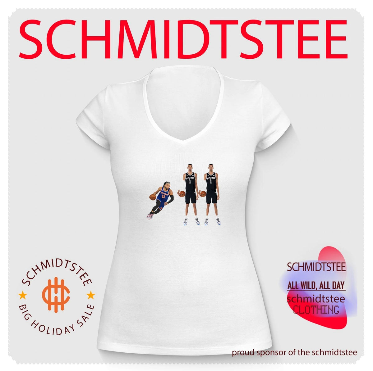 Jalen Brunson ny Knicks and Victor Wembanyama San antonio Spurs 9.11 shirt