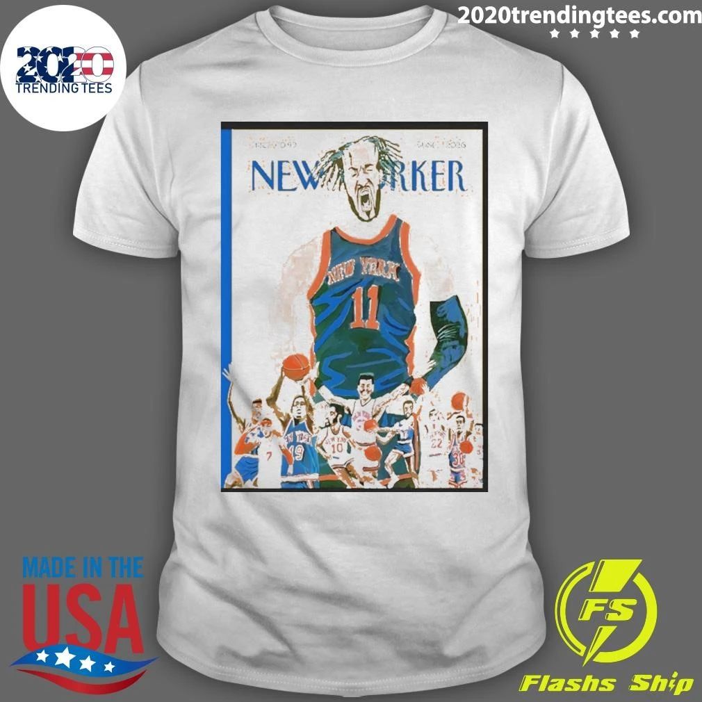 Ny Knicks Poster The New Yorker Magazine Cover June 2026 Shirt