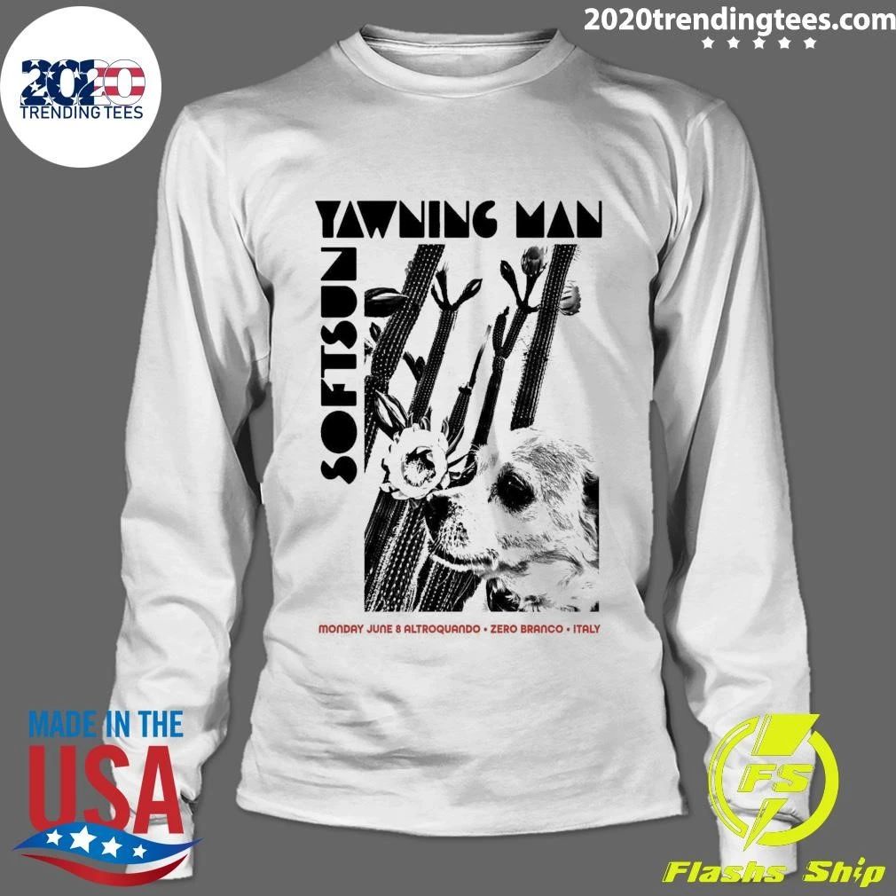 Yawning Man June 8, 2026 Zero Branco Italy Poster Shirt