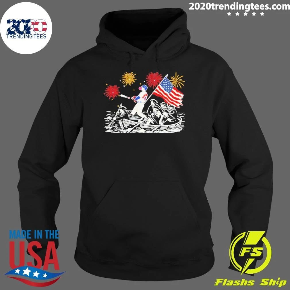 Chicago Cubs Pca Crossing The Delaware 4th Of July Shirt