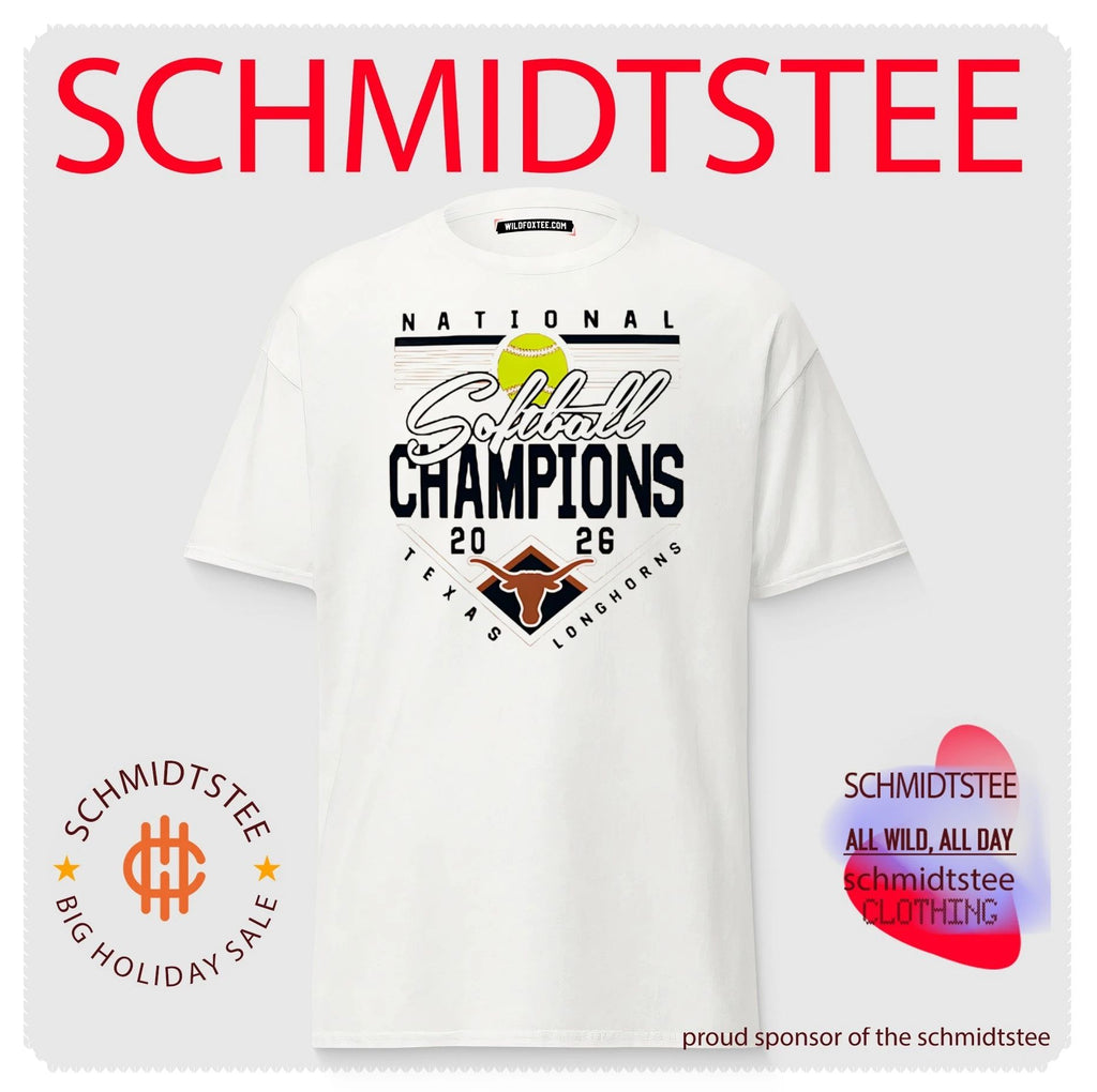 Texas Longhorns 2026 NCAA Softball Women’s College World Series National Champions Plate shirt