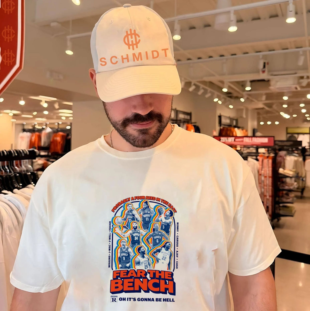 Oklahoma City Thunder Fear The Bench Probably a four seed in the east shirt