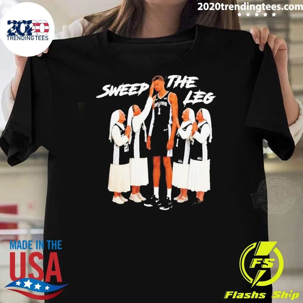 Spurs Inspired Basketball Sweep The Leg Pray Slay Shirt