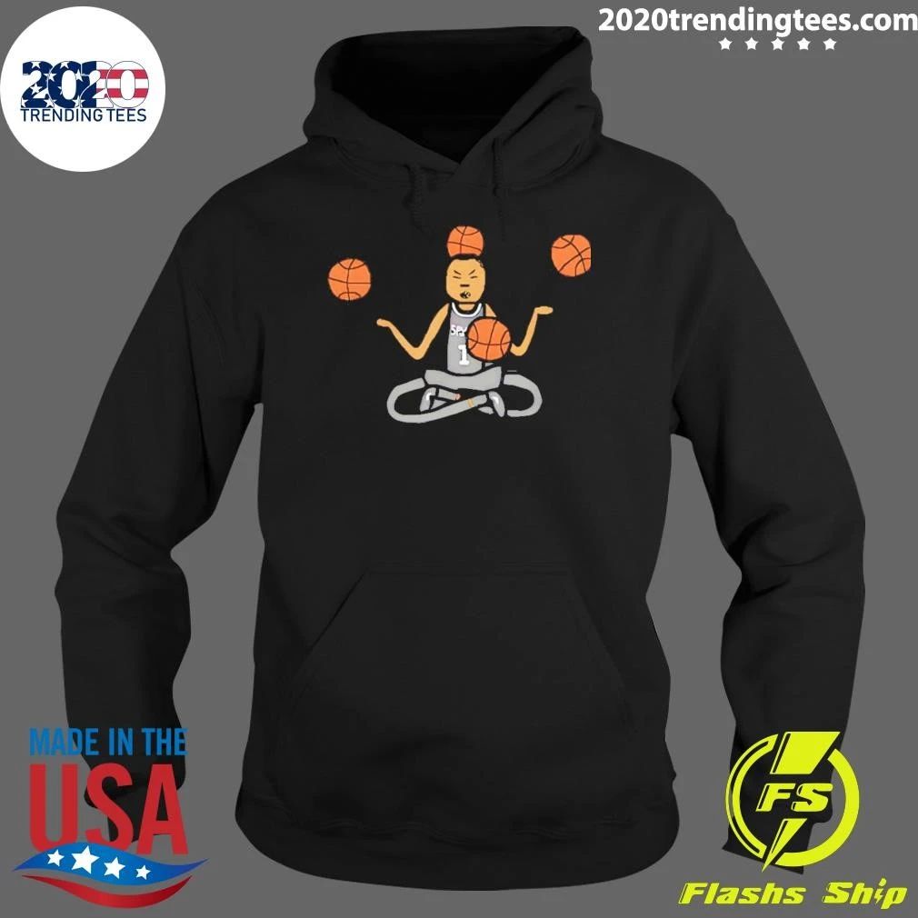 Wembanyama Sitting In Lotus Pose San Antonio Spurs Basketball Player Meme Shirt