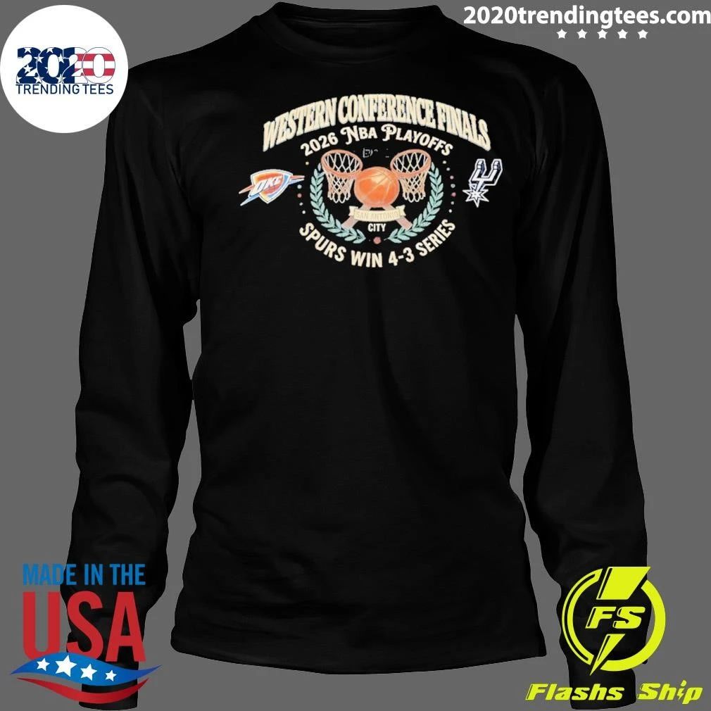 Antonio Spurs Oklahoma City Thunder Western Conference Finals 2026 Shirt