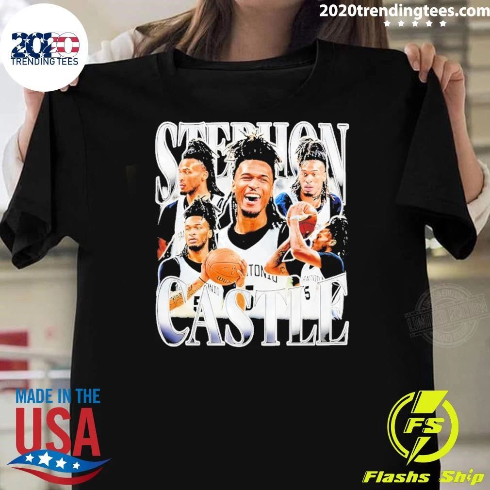 Stephon Castle San Antonio Spurs Basketball Castle Wemby Game Day Shirt