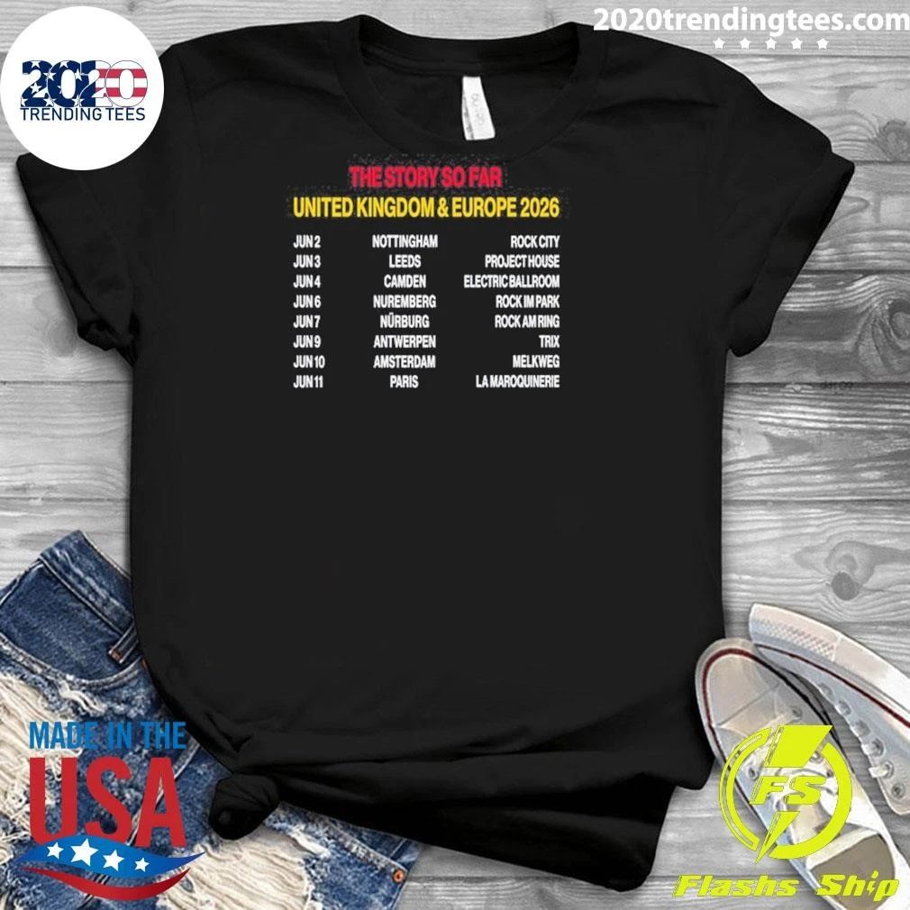 The Story So Far United Kingdom & Europe June 2026 Antwerpen, Belgium Shirt