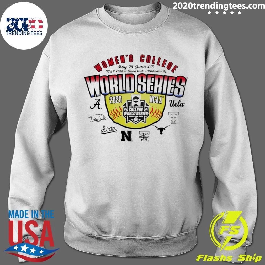 Ncaa Softball Women’s College World Series 2026 Oklahoma City Team Logo Shirt
