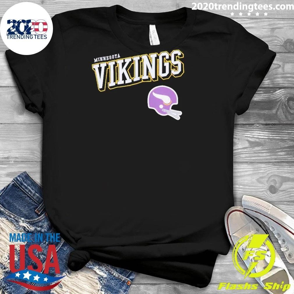Minnesota Vikings Black Vintage Shirt