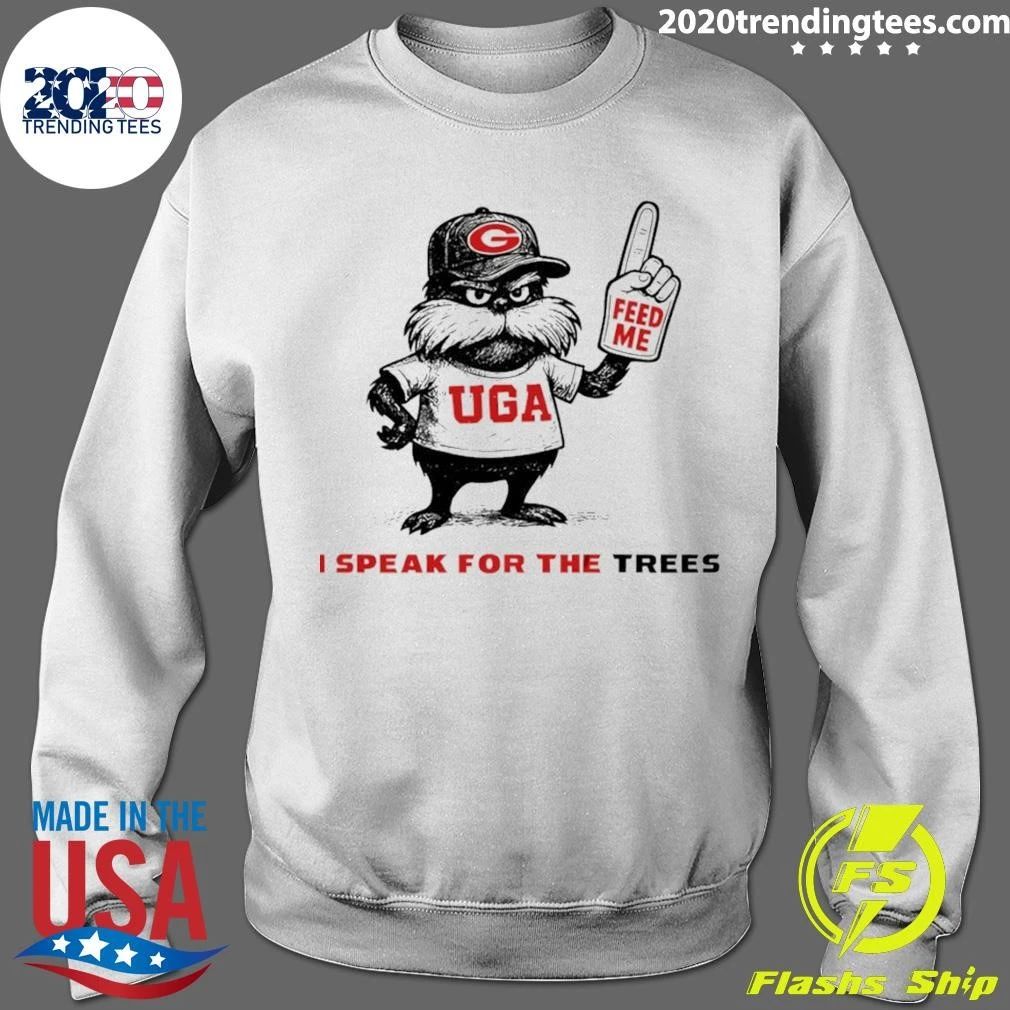 Feed The Trees Georgia Bulldogs Baseball I Speak For The Trees Shirt