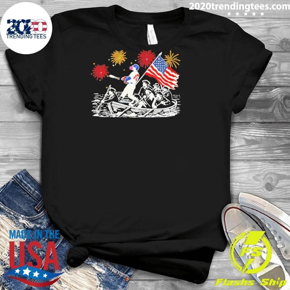 Chicago Cubs Pca Crossing The Delaware 4th Of July Shirt