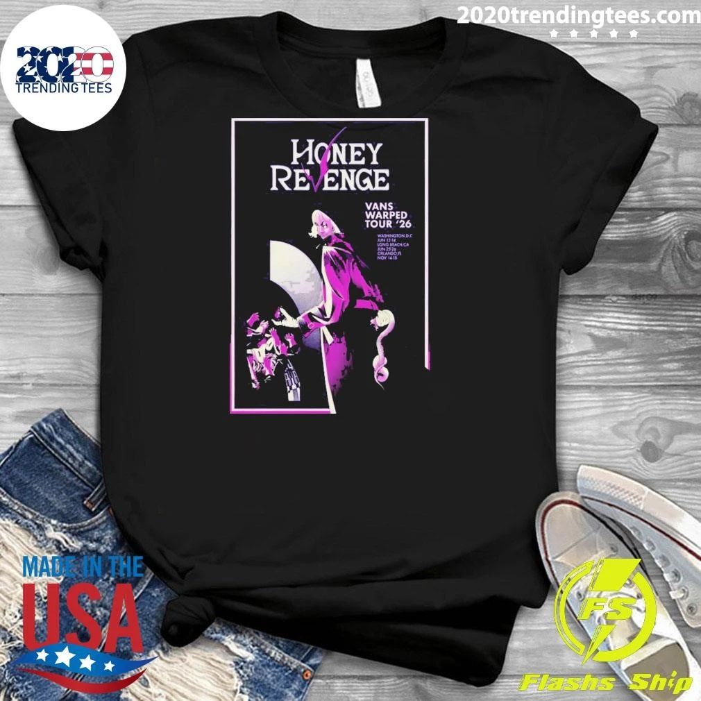 Honey Revenge Vans Warped Tour 26 Poster Shirt