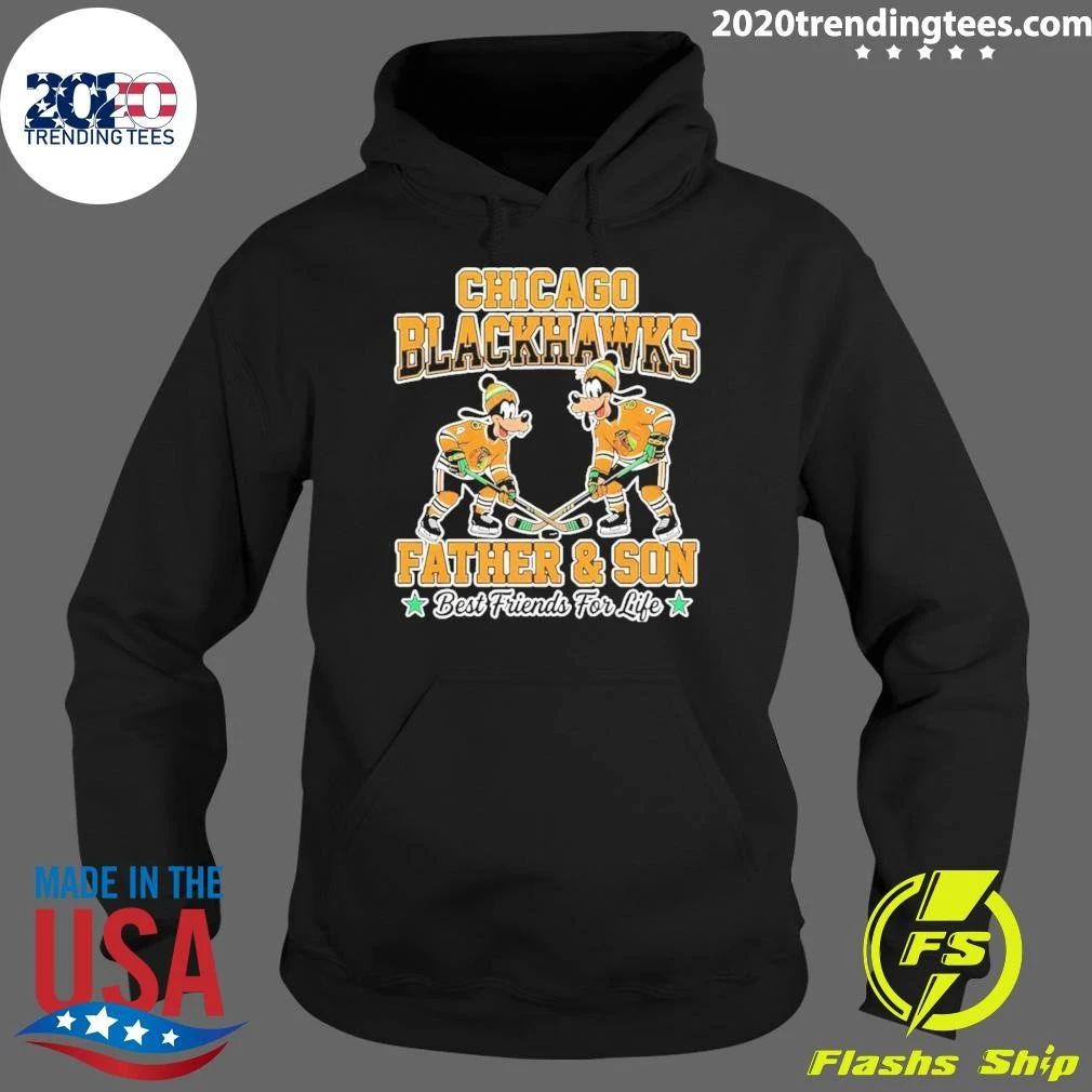 Chicago Blackhawks Father And Son Best Friends For Life Shirt