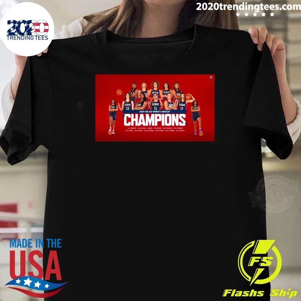 USA Beat Canada 90-72 for 12th Straight Gold Medal at 2026 FIBA U18 Women’s AmeriCup Shirt