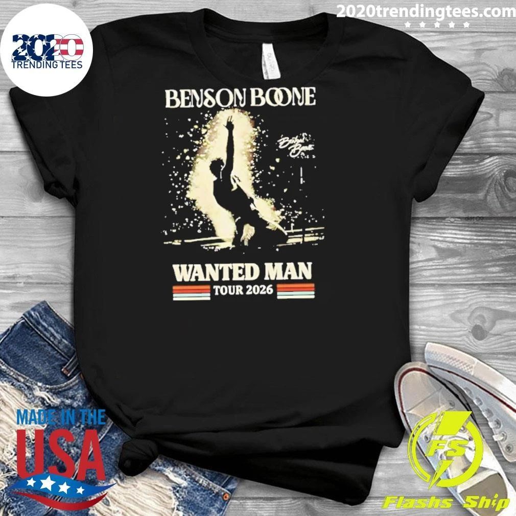 Benson Boone Wanted Man Tour 2026 Shirt