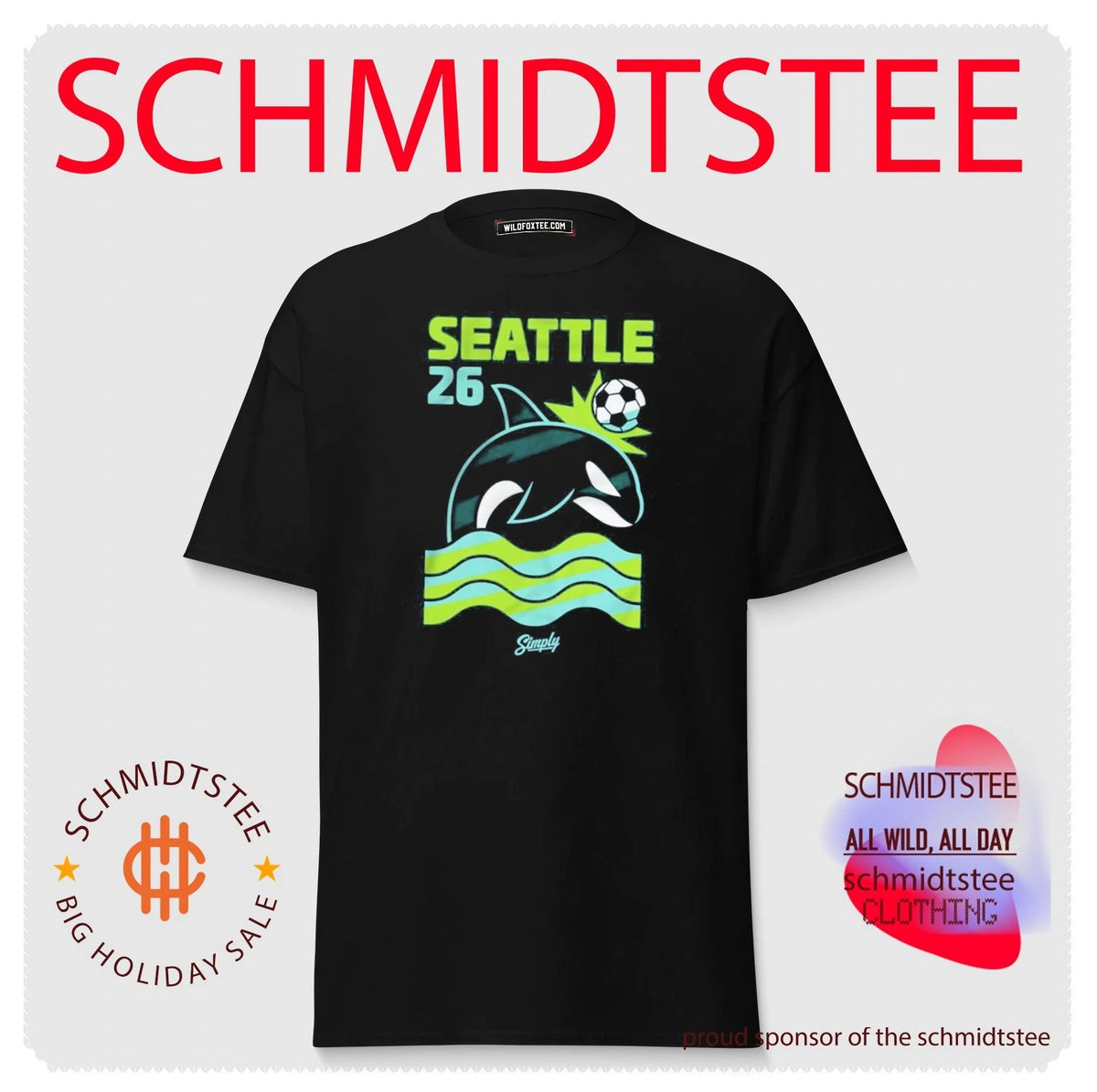 Seattle 26 Wild Whale Soccer shirt