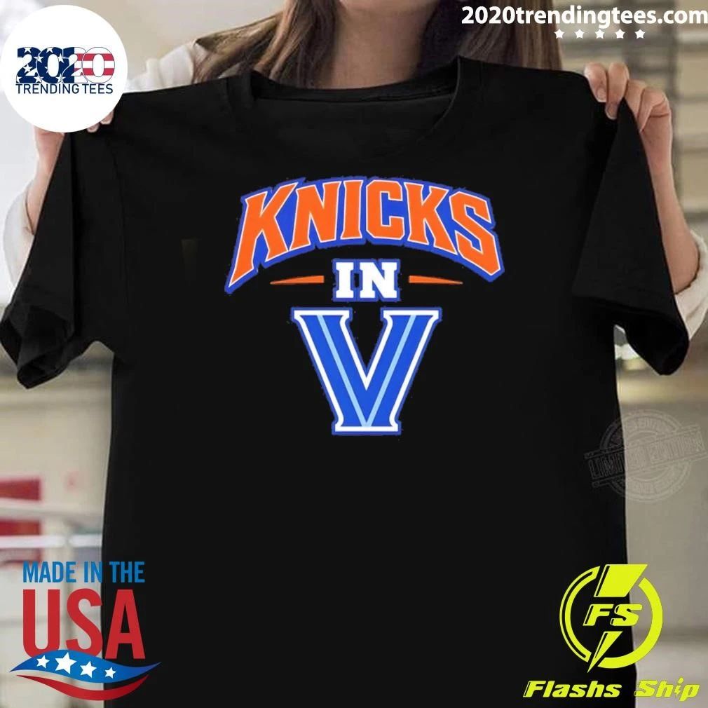 Knicks In 5 V Logo Nova Knicks Shirt