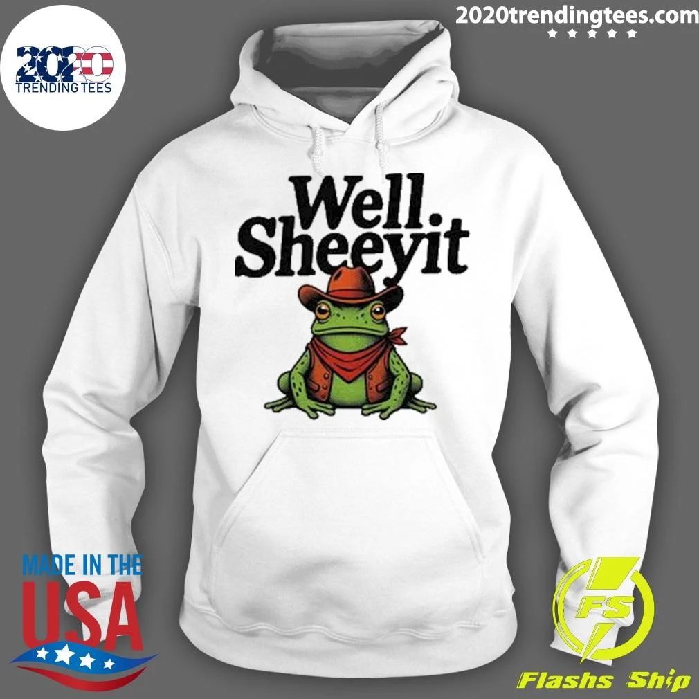 Well Sheeyit Cowboy Frog Retro Shirt