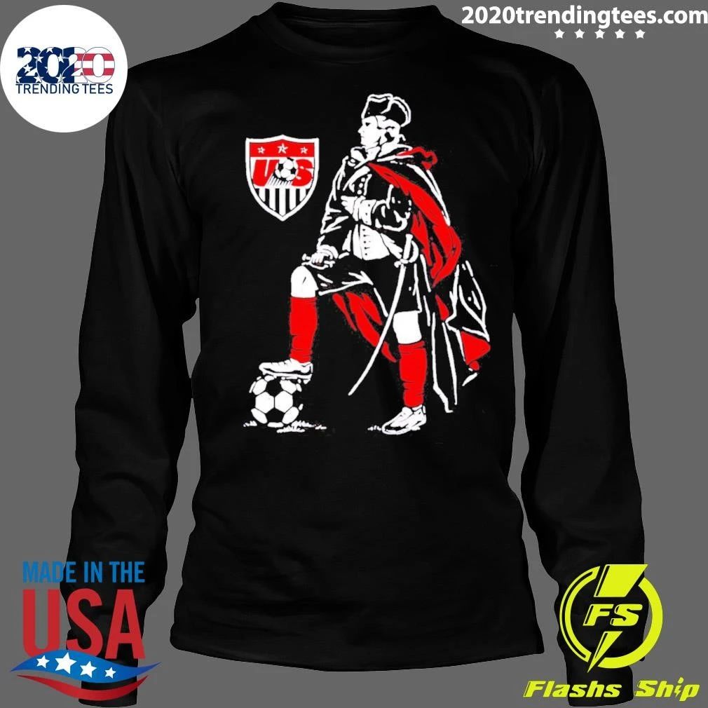 U.s. Soccer Patriot Paint Graphic Shirt