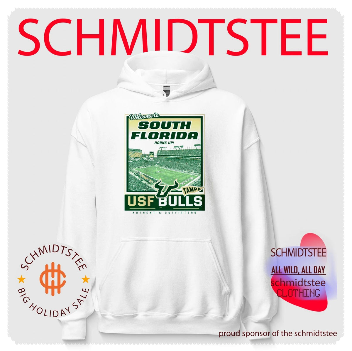 South Florida Bulls Welcome to Tampa Horns Up Authentic Outfitters shirt