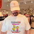 I’m a proud dad of a smart and talented daughter yes she bought me Simpsons shirt