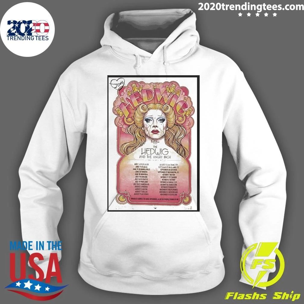 Hedwig And The Angry Inch Opening Tour 2026 Signed Poster Shirt