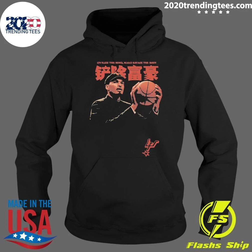 Comrade Wemby Civilize The Mind, Make Savage The Body Shirt