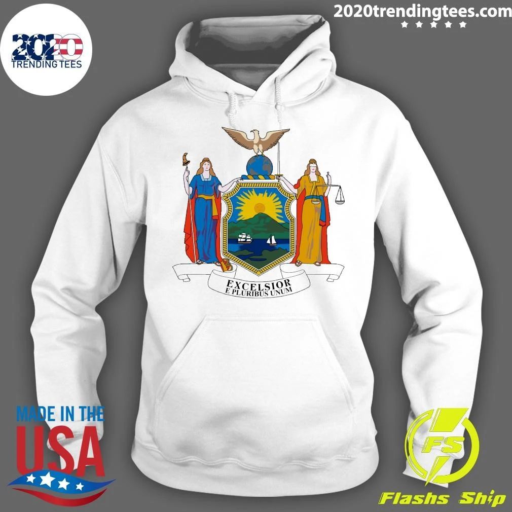 Excelsior E Pluribus Unum Flag of New York 1896–1901 Shirt