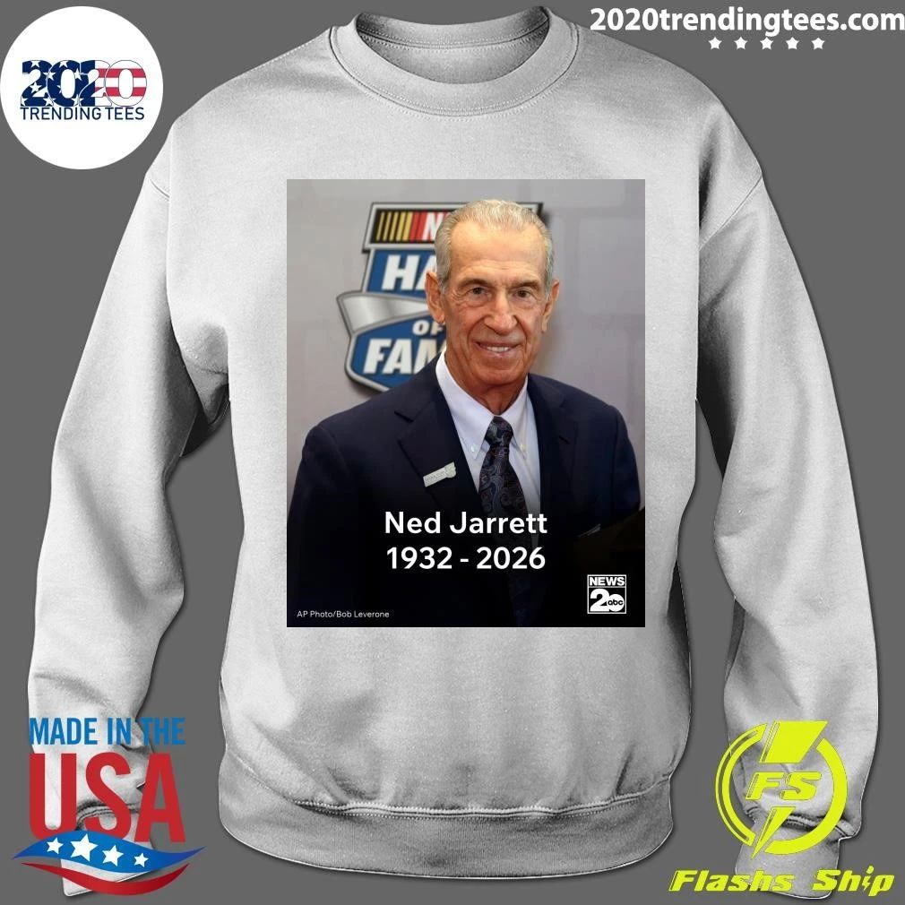 Nascar Hall Of Fame Driver Ned Jarrett 1932-2026 Shirt
