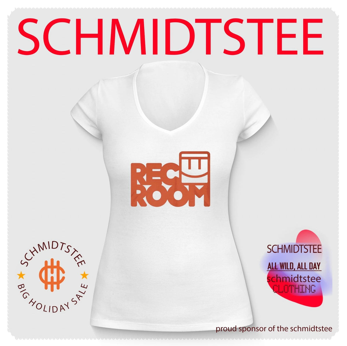Rec Room 2026 logo shirt