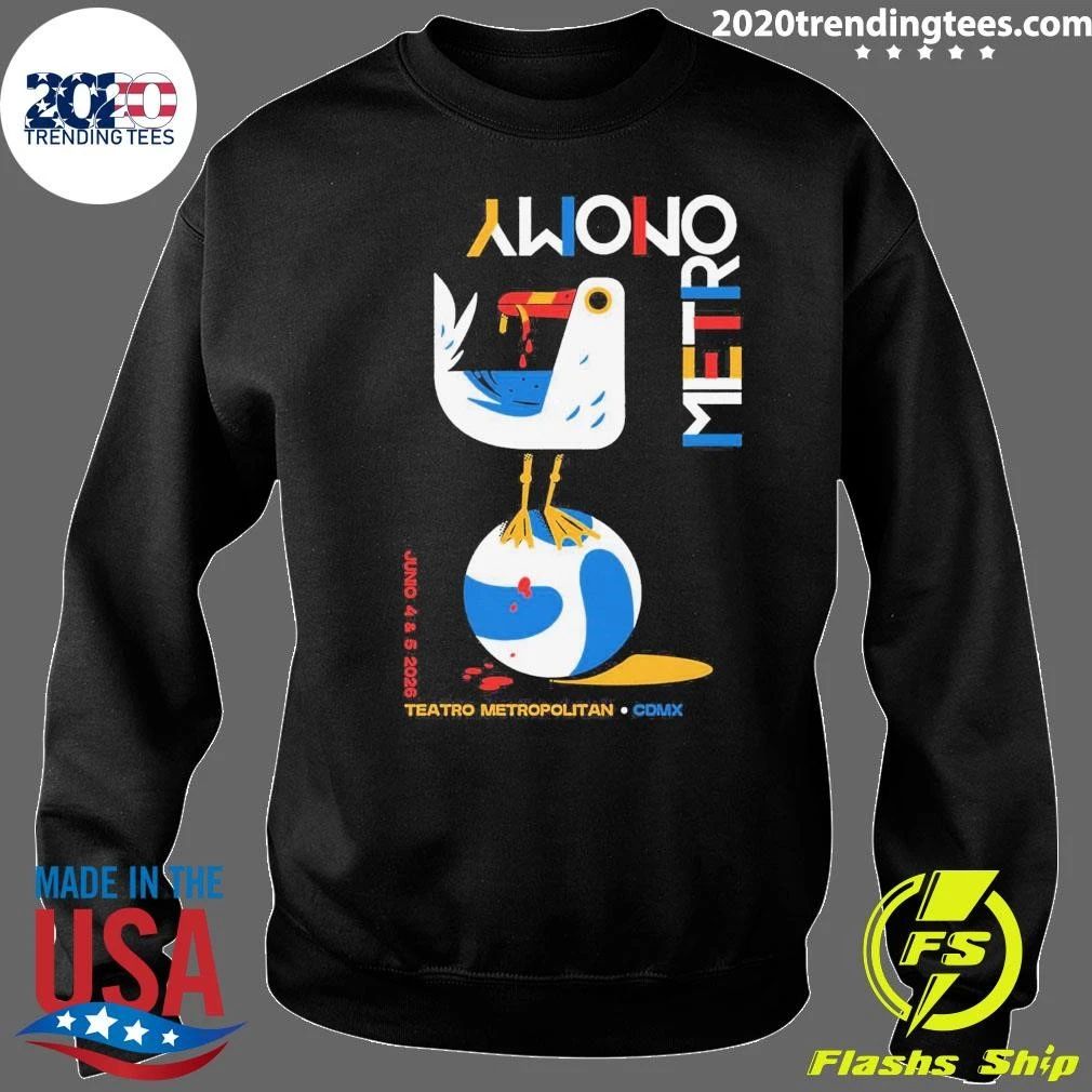 Metronomy Mexico City Tour On June 4-5 2026 Shirt