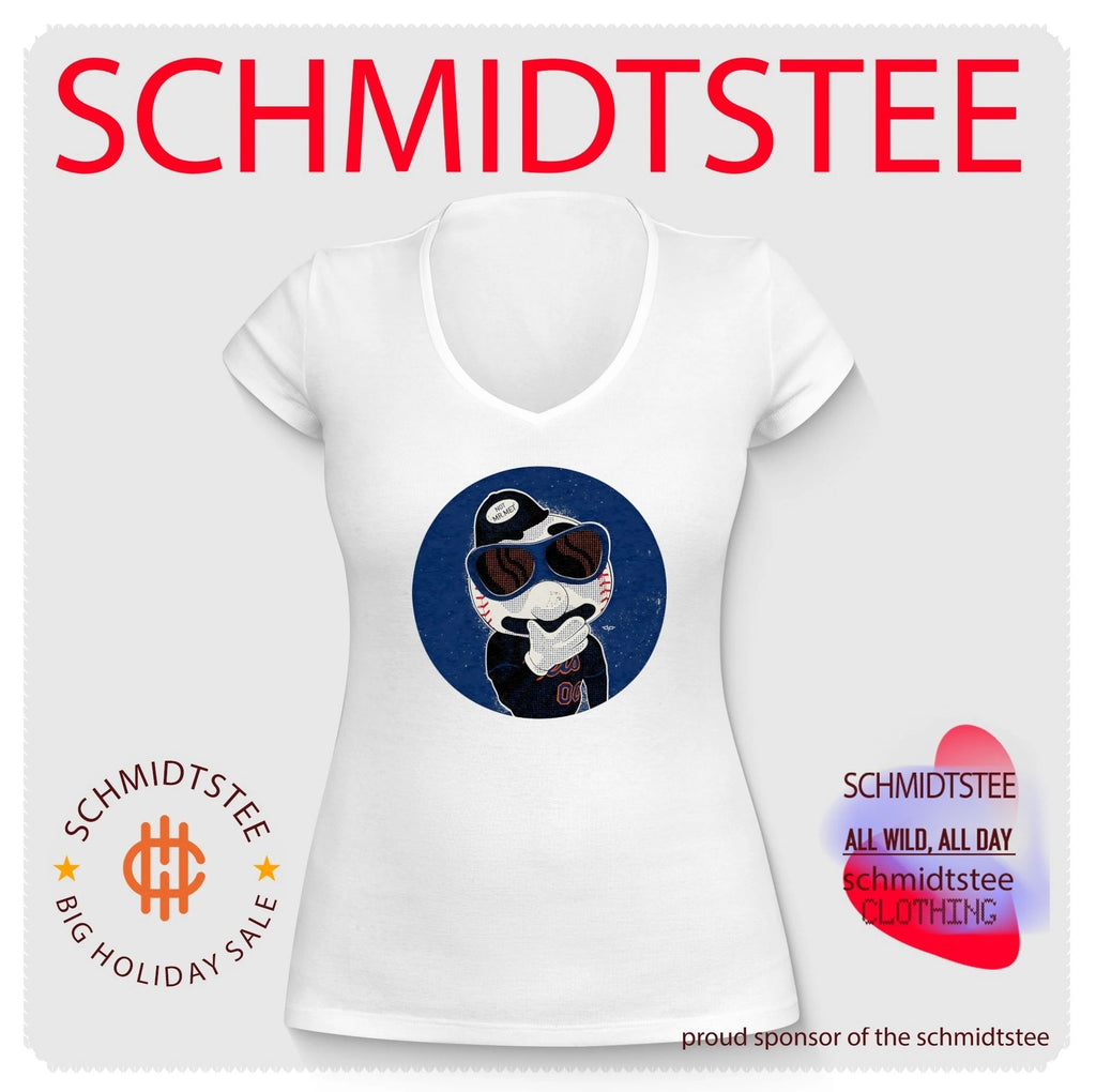 Not Mr.Met mascot illustration shirt