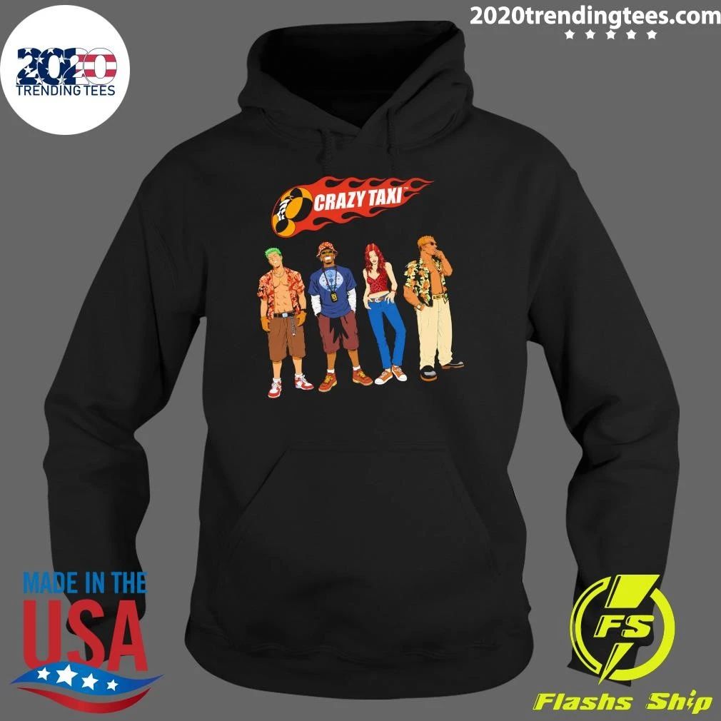 Crazy Taxi Classic Characters Retro Gaming Shirt