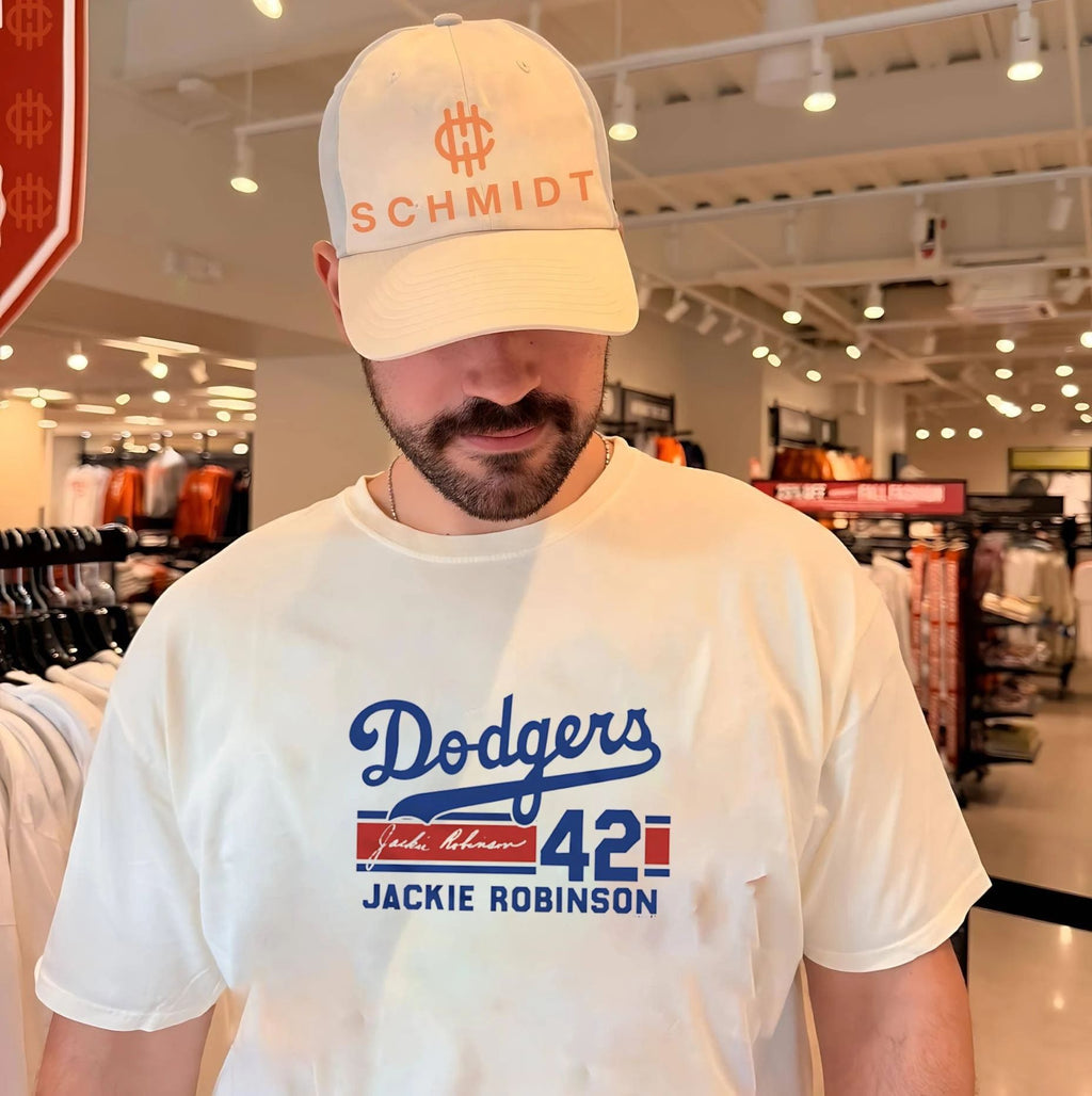 Brooklyn Dodgers Jackie Robinson Signature Name & Number shirt