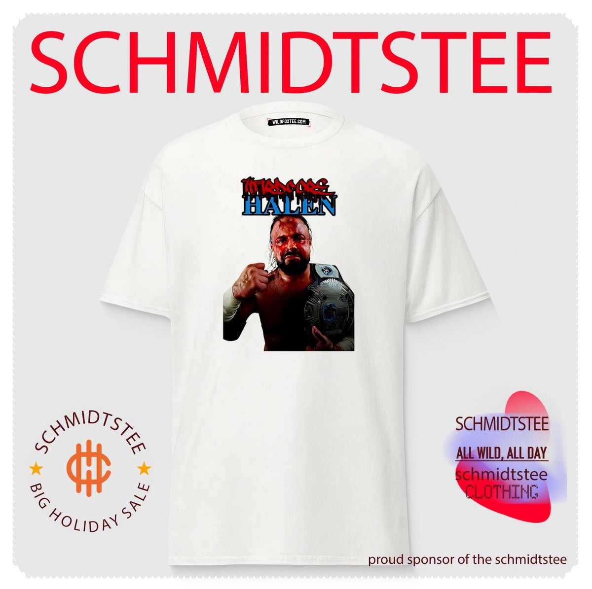Hardcore Nick Halen portrait shirt