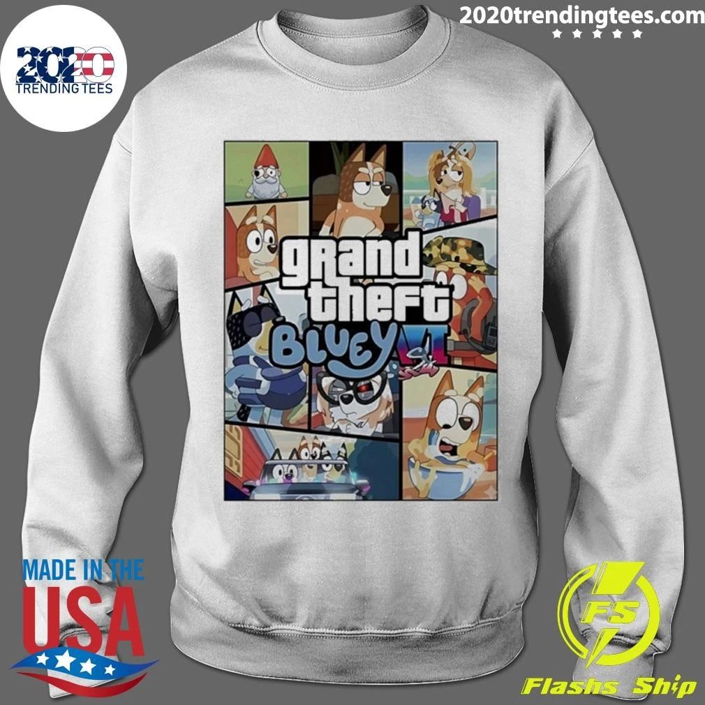 Grand Theft Bluey Gamer Shirt