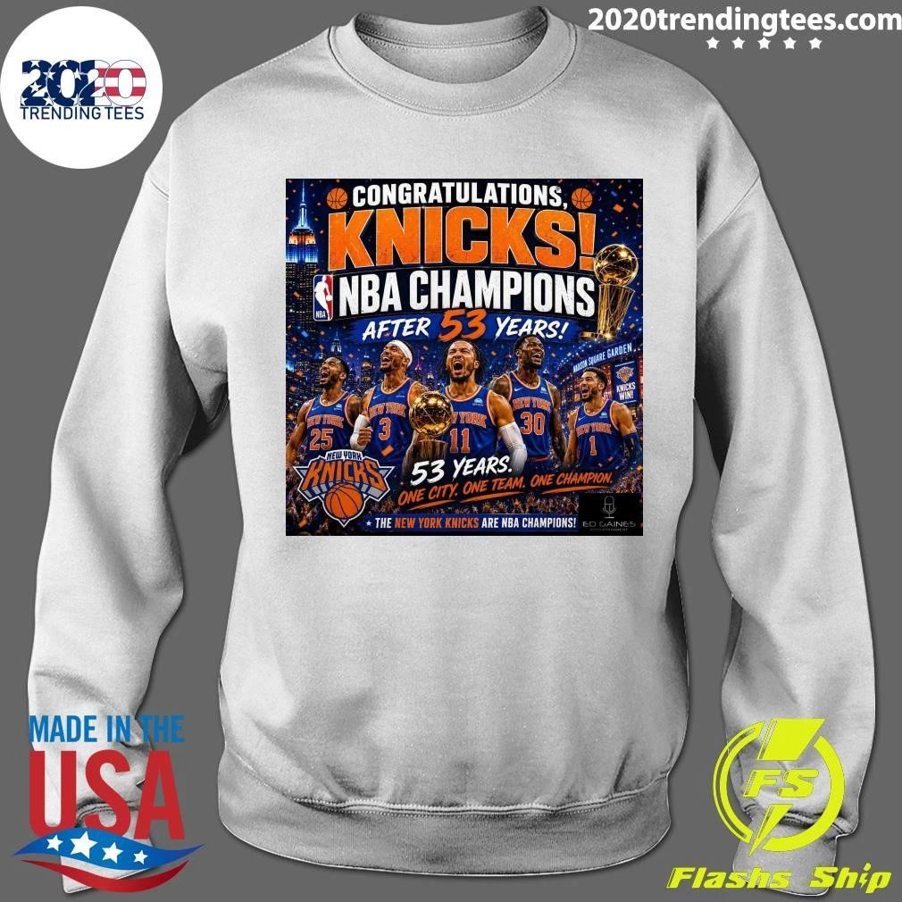 Congratulations, Knicks NBA Champions After 53 Years Shirt