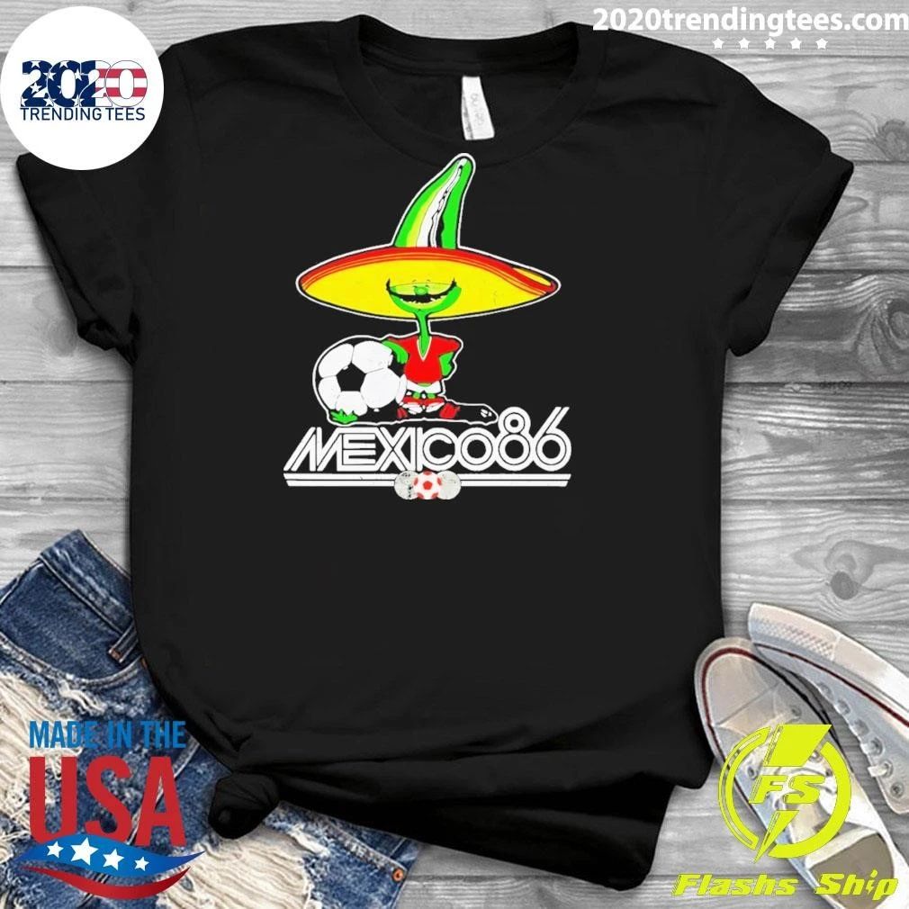 Pique Mexico 86 Soccer Mascot Mexico World Cup 2026 Shirt