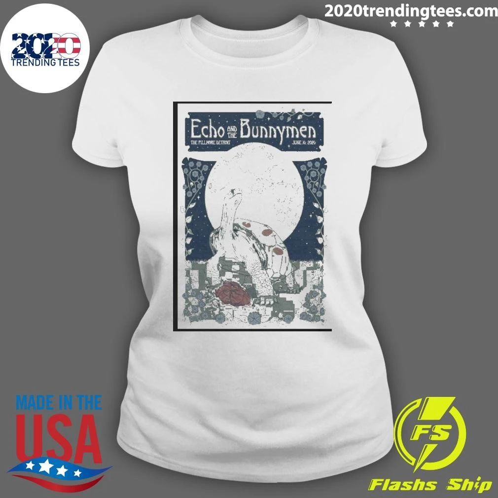 Echo And The Bunnymen The Fillmore Detroit MI June 16 2026 Poster Shirt