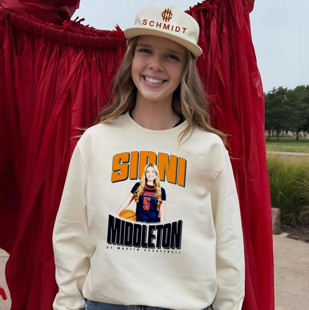 Sidni Middleton UT Martin Basketball Skyhawks shirt