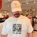 Some people need a shock collar and I need the remote shirt