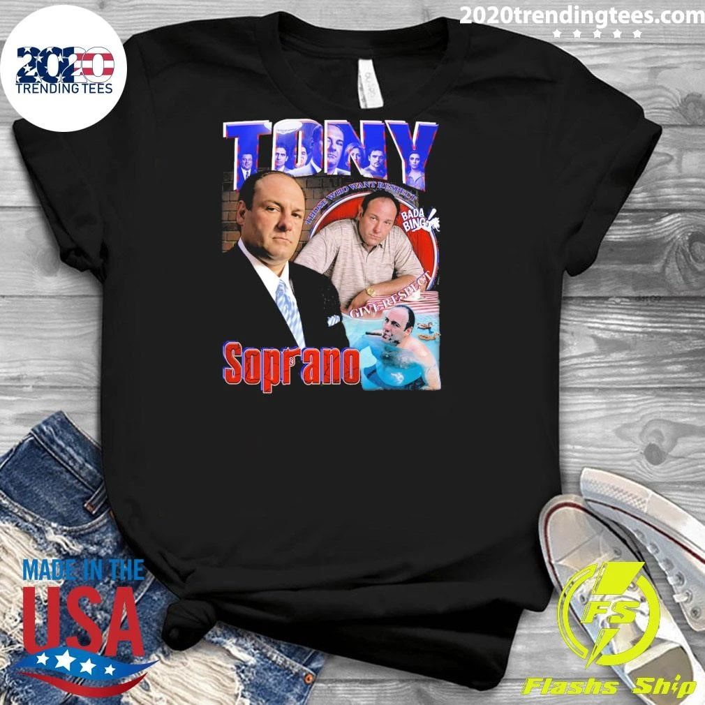 Gildan Tony Soprano The Sopranos Vintage Tee Shirt