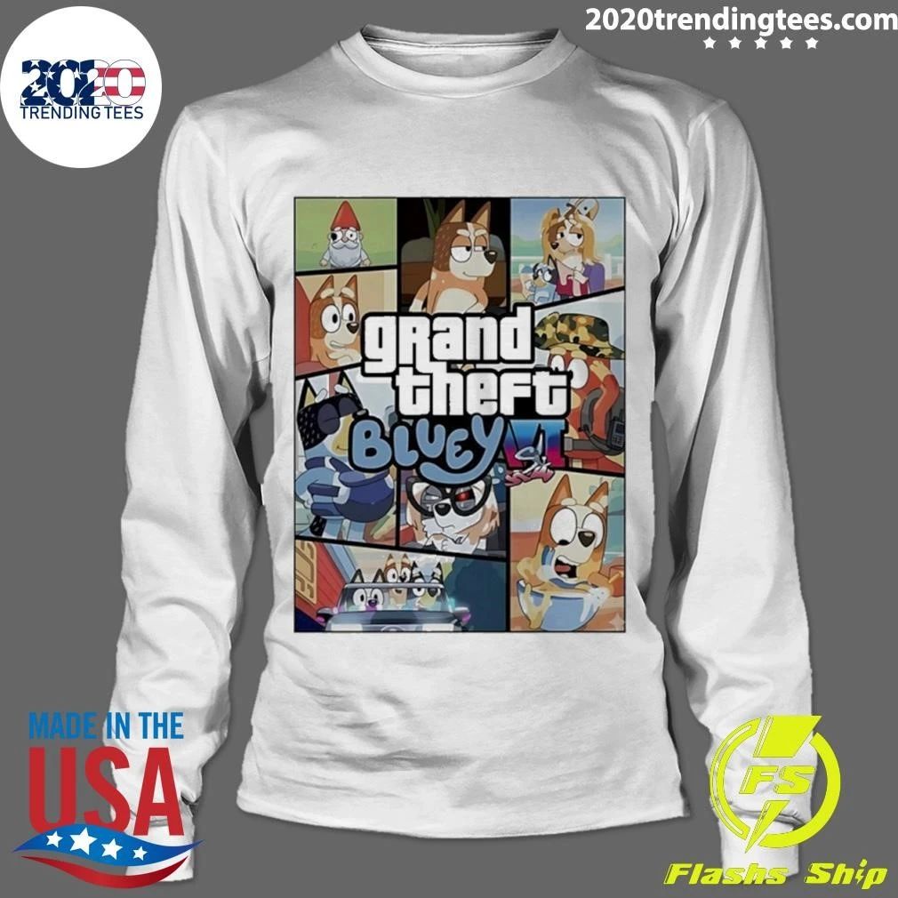 Grand Theft Bluey Gamer Shirt